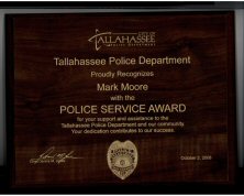 dr mark moore - Tallahassee Police Citizens Award